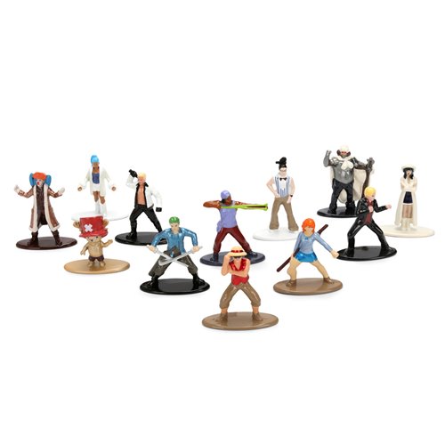 One Piece Wave 1 Nano MetalFigs Die-Cast Metal Mini-Figure 12-Pack