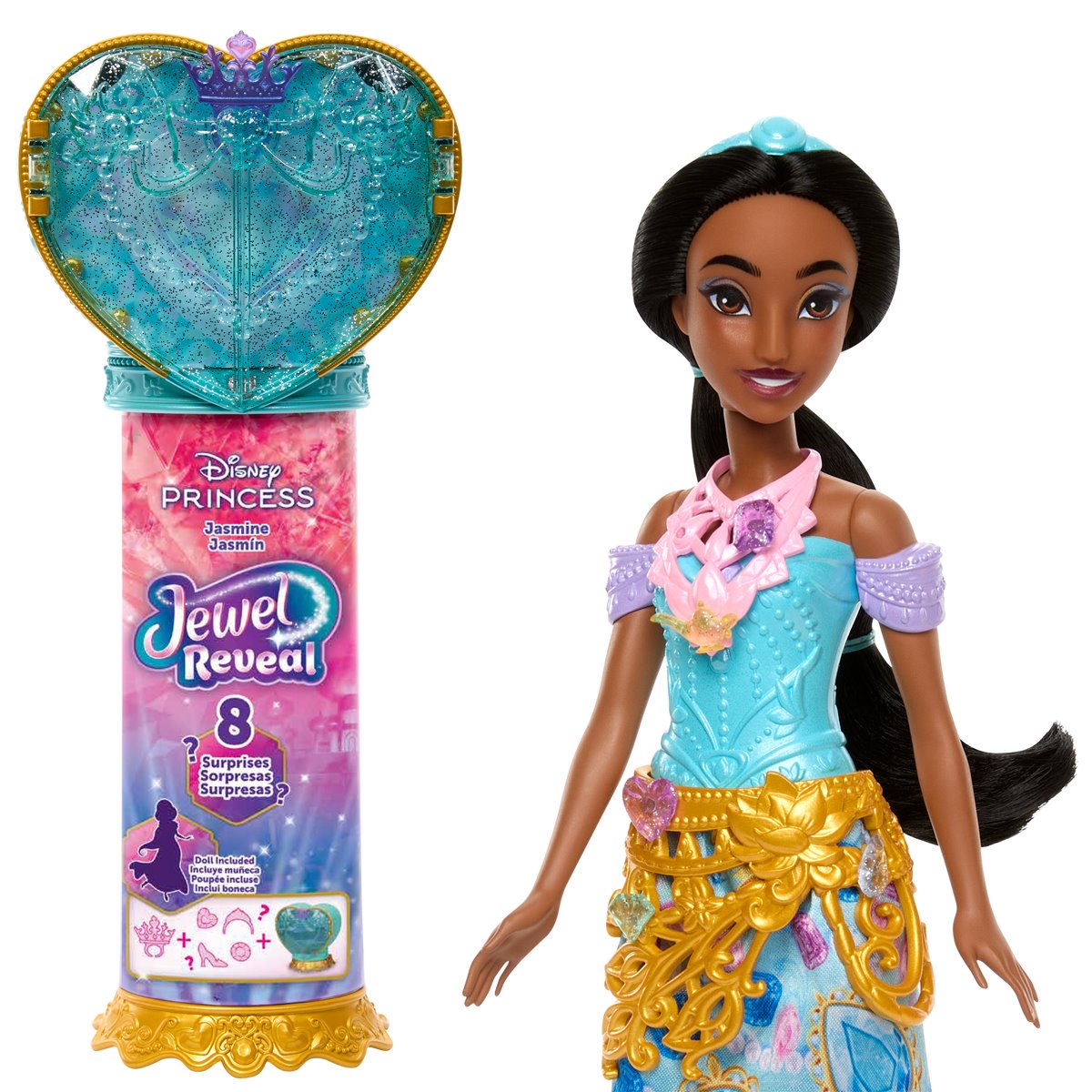 Disney Princess Jewel Reveal Jasmine Doll