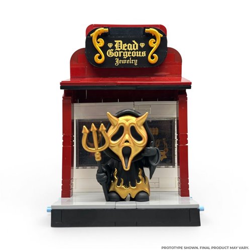 Ghost Face Mystery Flybricks Ghost Face in Different Places 3-Inch Mini-Figure and Building Set Case