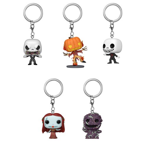 The Nightmare Before Christmas Blind Funko Pocket Pop Key Chain Display Case of 12