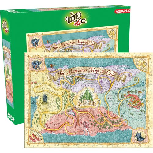 The Wizard of Oz Map 500-Piece Puzzle