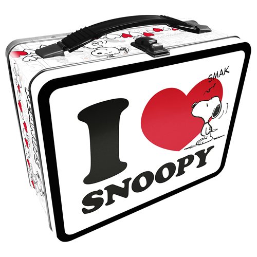 Peanuts I Heart Snoopy Gen 2 Fun Box Tin Tote
