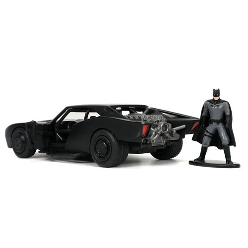The Batman 2021 Batmobile 1:32 Scale Die-Cast Metal Vehicle with Batman Figure