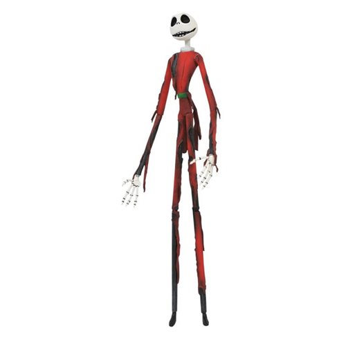 Nightmare Before Christmas Select Series 8 Santa Jack with Glow-in-the-Dark Zero Figure 2-Pack, Not Mint