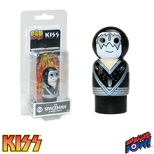 KISS Destroyer The Spaceman Pin Mate Wooden Figure