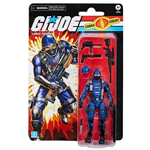 G.I. Joe Classified Series Retro Cardback Cobra Trooper 6-Inch Action Figure