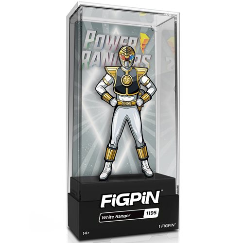 Power Rangers White Ranger FiGPiN Classic 3-Inch Enamel Pin