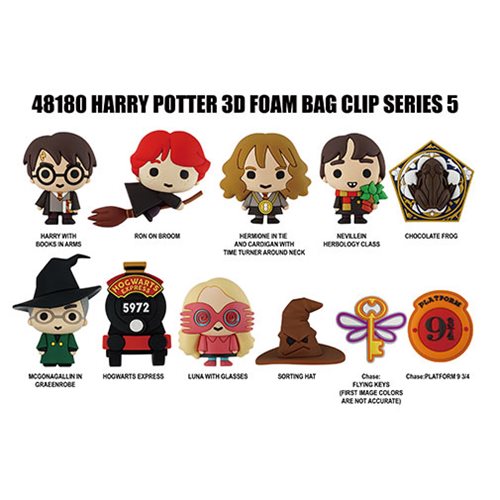 Harry Potter Series 5 Figural Key Chain Random 6-Pack
