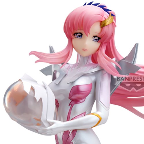 Mobile Suit Gundam Seed Freedom Lacus Clyne Pilot Suit Pearl Version Glitter and Glamours Statue