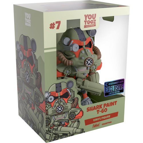Fallout Collection T-60 Power Armor Green Bomber Variant Vinyl Figure #7 - Entertainment Earth Exclu