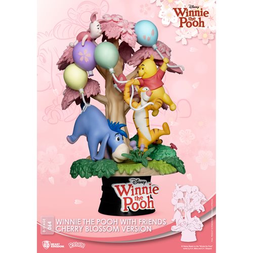 Disney Winnie the Pooh DS-064 D-Stage Cherry Blossom 6-Inch Statue