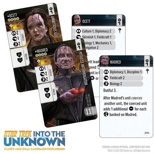 Star Trek: Into the Unknown Glory and Zeal Campaign Expansion Accessory Pack