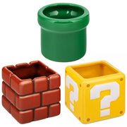 Super Mario Bros. Set of 3 Shaped Snack Bowls