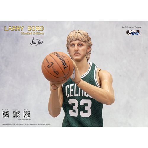 NBA Boston Celtics Larry Bird 1:6 Scale Action Figure