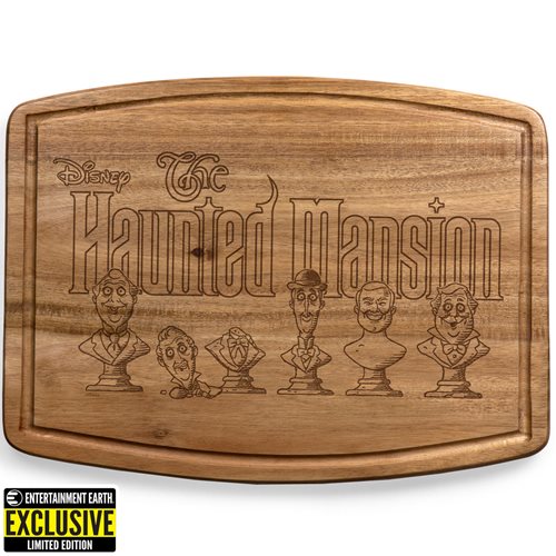 Haunted Mansion Singing Busts Cutting and Serving Board - Entertainment Earth Exclusive