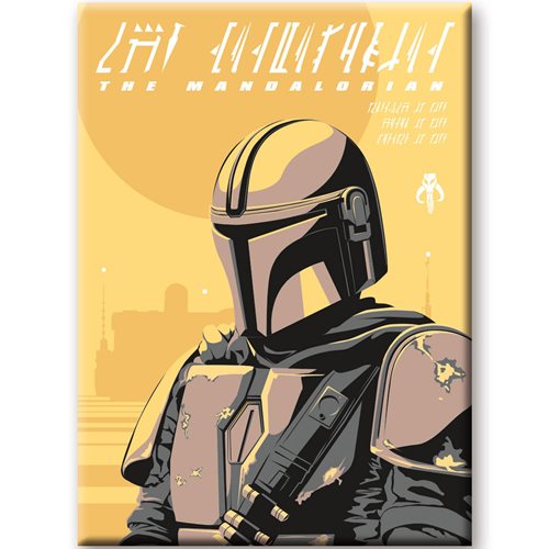 Star Wars: The Mandalorian Yellow Flat Magnet