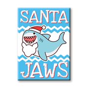 Santa Jaws Flat Magnet