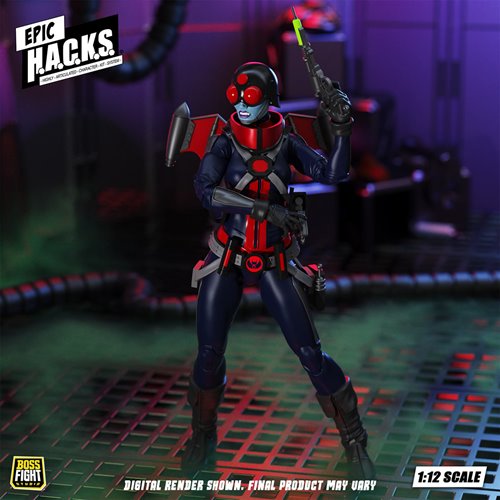 Epic H.A.C.K.S. Mercy Zaleska: Vampiron Secret Service 6-Inch Action Figure