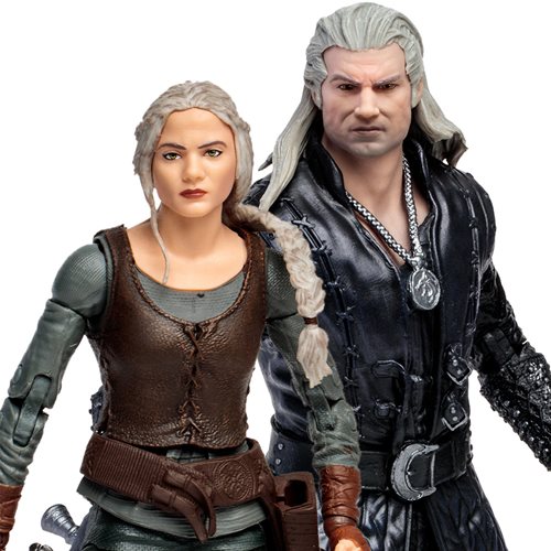 Witcher Netflix Ciri and Geralt Season 3 7-Inch Scale Action Figure 2-Pack