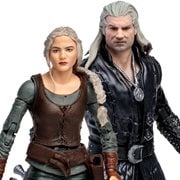 Witcher Netflix Ciri and Geralt  Season 3 7-Inch Scale Action Figure 2-Pack, Not Mint