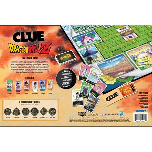Dragon Ball Z Clue Game
