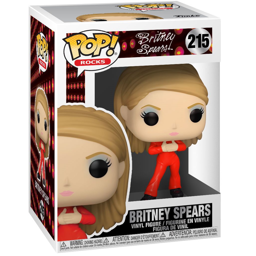 Britney Spears Red Catsuit Oops I Did It Again Pop Music Funko Pop Vinyl Figure 