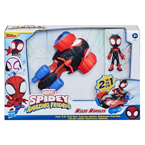 Spider-Man Spidey and His Amazing Friends Change 'N Go Techno-Racer Vehicle