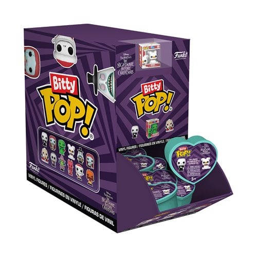 The Nightmare Before Christmas Classic Hearts Bitty Pop! Singles Case of 24