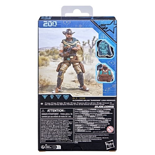 G.I. Joe Classified Series #200 Alejandro Balam Sundown Luna Mendoza 6-Inch Action Figure