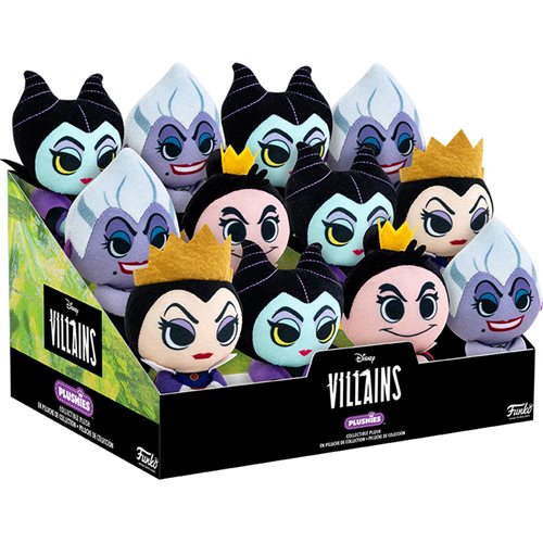 Disney Villains 4-Inch Plush Display Case