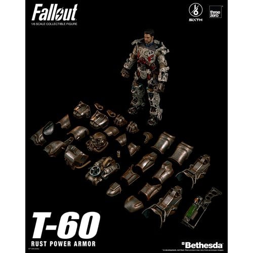 Fallout T-60 Rust Power Armor 1:6 Scale Action Figure