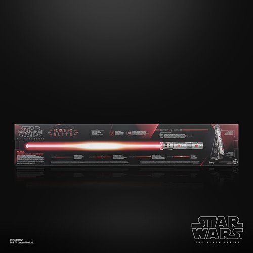 Star Wars The Black Series Force FX Elite Maul Premium Roleplay Electronic Lightsaber Prop Replica