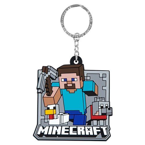 Minecraft Mobs Group Key Chain