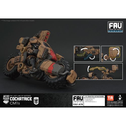 Acid Rain Cockatrice CM1s 1:18 Scale Vehicle