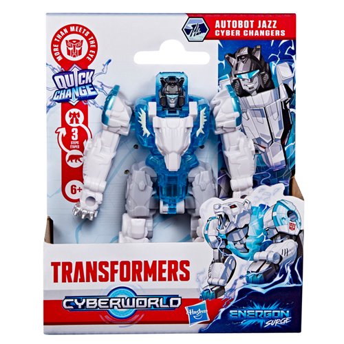 Transformers Cyberworld Autobot Jazz Cyber Changers Energon Surge