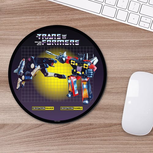 Transformers Ravage and Rumble Retro Mouse Pad