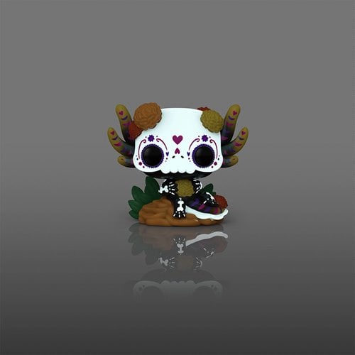 Dia De Los Muertos Ajolote Glow-in-the-Dark Funko Pop! Vinyl Figure #104 - Entertainment Earth Exclu