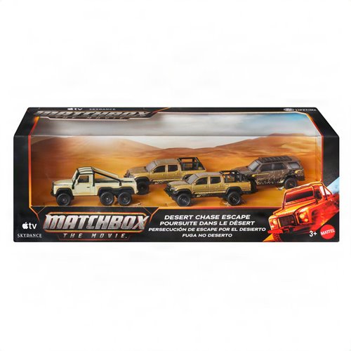 Matchbox Desert Chase Escape Vehicle 4-Pack