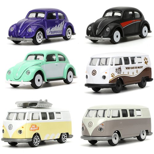 Punch Buggy Wave 3 1:64 Scale Die-Cast Vehicle Case of 6