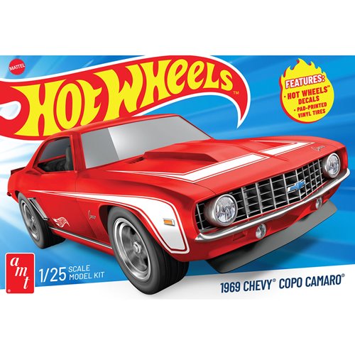 Hot Wheels 1969 Chevy Camaro COPO 1:25 Scale Model Kit