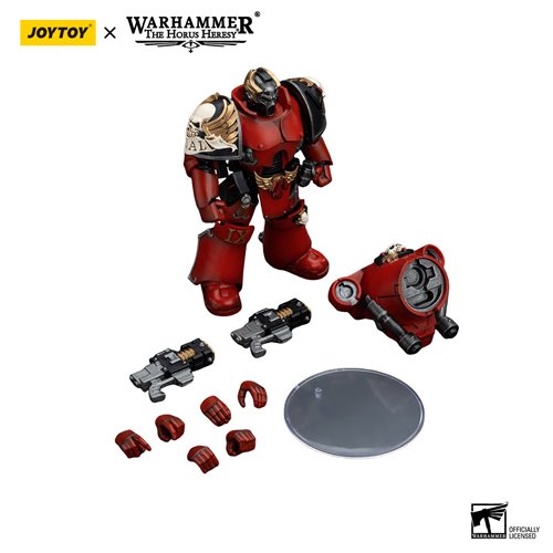 Joy Toy Warhammer Horus Heresy Blood Angels Tears Squad Arch-Erelim with Volkite Serpentas 1:18 Scal