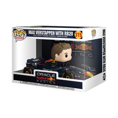 Formula 1 Redbull Verstappen with RB20 Super Deluxe Funko Pop! Rides #315