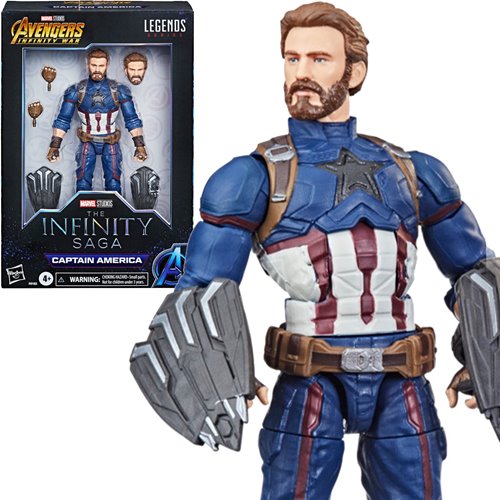 Marvel Legends Infinity Saga Avengers Infinity War Captain America 6-Inch Action Figure