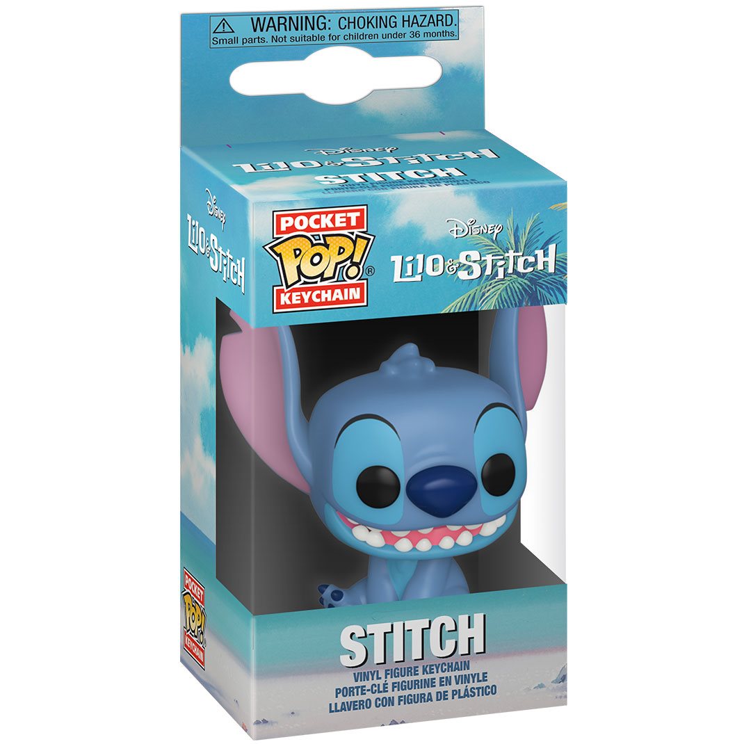 Lilo & Stitch - Pack 2 porte-clés Pocket POP! Stitch & Angel 4 cm