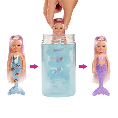 Barbie Color Reveal Chelsea Mermaid Doll Case of 6