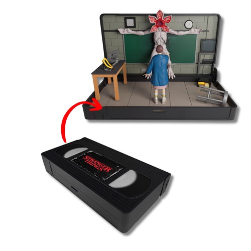 VHS Stars Stranger Things Eleven vs. Demogorgon Diorama Playset