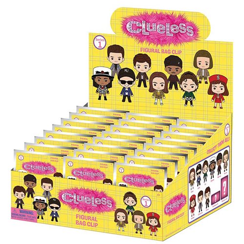Clueless 30th Anniversary 3D Foam Bag Clip Random 6-Pack