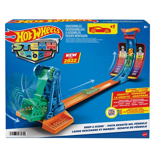 Hot Wheels Steam Drop and Score Playset