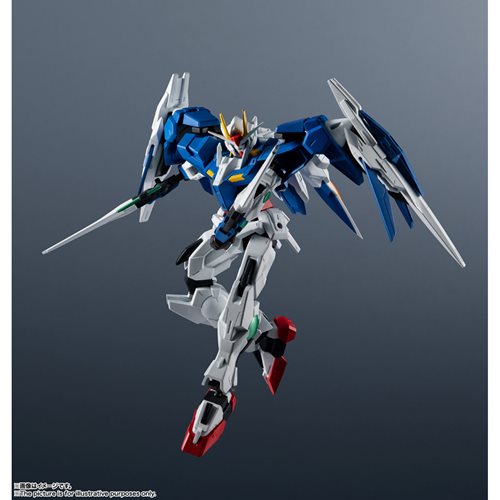 Mobile Suit Gundam GN-0000 + GNR-010 00 Raiser Gundam Universe Action Figure