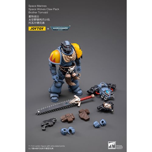 Joy Toy Warhammer 40,000: Space Wolf Torrvald 1:18 Scale Action Figure